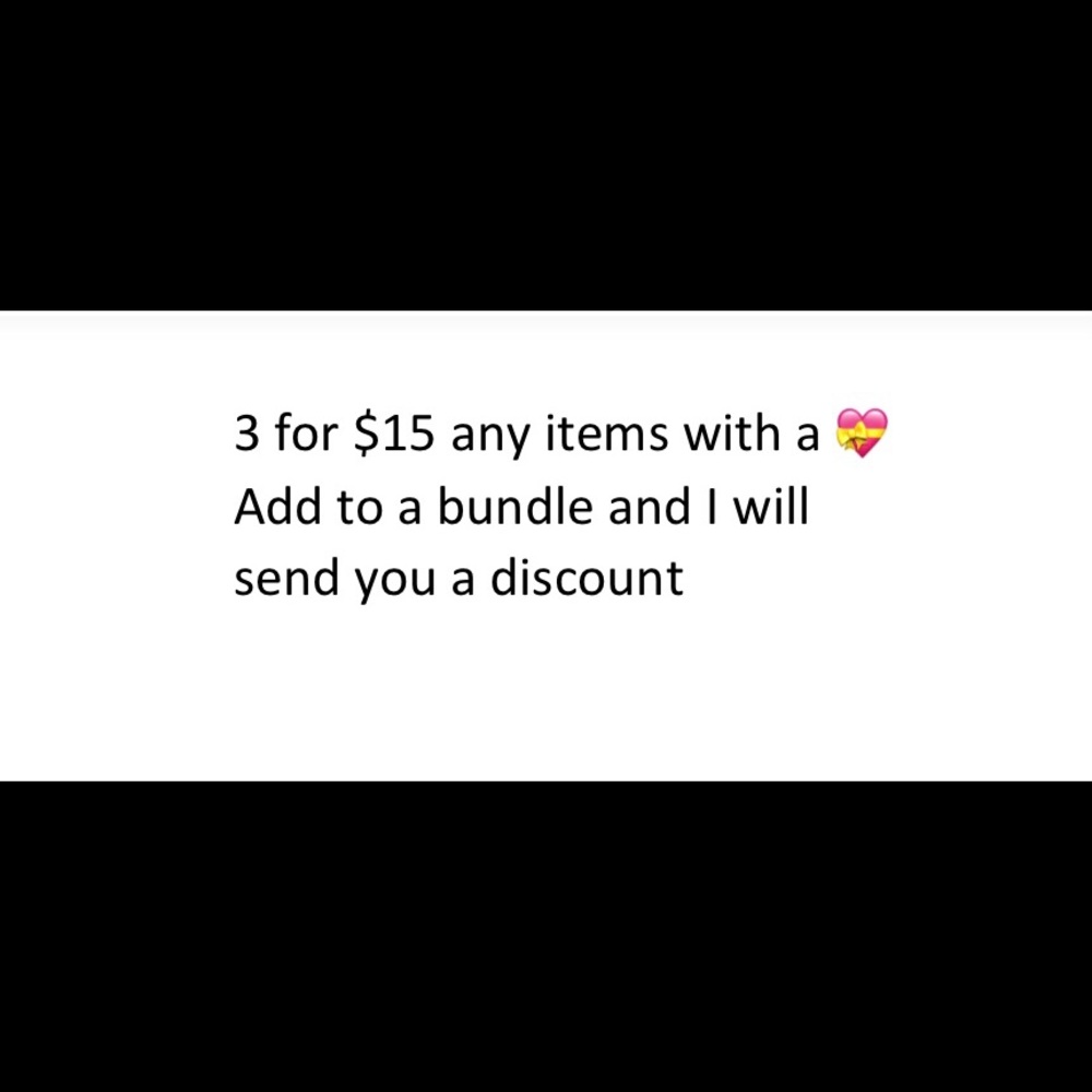 3 for $15